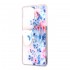 Funda de silicona con Bling Glitter Xiaomi Mi 11 Lite Diseño de mariposa Azul / Soporte fuerte