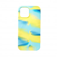 Silicone Gel Case for Apple Iphone 12 / 12 Pro Watercolor Design
