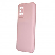Silicone Gel Case Samsung Galaxy A02s Camera Protector Light Pink