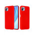 Silicone Cover Case Xiaomi Mi 11 Red Mat Black