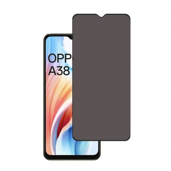 Pelicula De Vidro Anti-Spy Oppo A18/A38 6.56" Preto Privacy Pelicula De Vidro Anti-Spy Oppo A18/A38 6.56" Preto Privacy