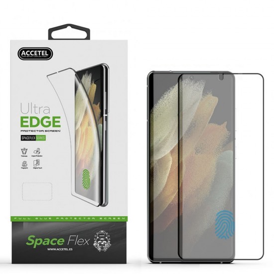 Gel Screen Protector Mi 10/10s Black Ultra Curved With Fingerprint