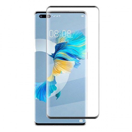 Película De Vidro 5d Completa Curvado Huawei Mate 40 Rs Preto Película De Vidro 5d Completa Curvado Huawei Mate 40 Rs Preto