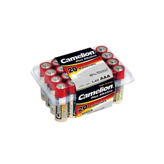 Pilhas Camelion Lr03 Aaa 1.5v Alcalina (20un) Pilhas Camelion Lr03 Aaa 1.5v Alcalina (20un)
