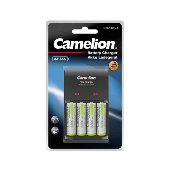 Camelion BC-1002A 2300mAh Battery Charger For 4 AA/AAA Batteries Camelion BC-1002A 2300mAh Battery Charger For 4 AA/AAA Batteries