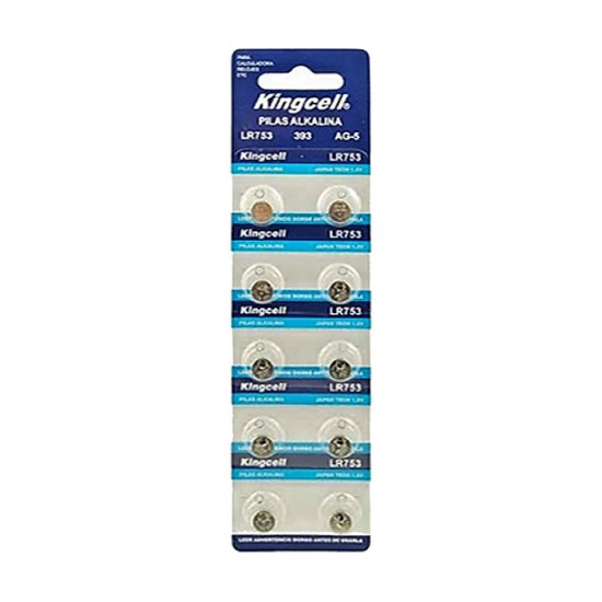 Pilhas Kingcell Lr753 Ag5 1.5v (1un) Pilhas Kingcell Lr753 Ag5 1.5v (1un)