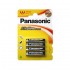 Pilhas Panasonic Lr03 Aaa Size S 1.5v (4un)