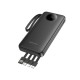 Borofone BJ53 Black 10000mAh Power Bank 2 Input And Cables USB/USB-C/Lightning/Micro Borofone BJ53 Black 10000mAh Power Bank 2 Input And Cables USB/USB-C/Lightning/Micro