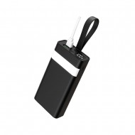 Power Bank New Science T222 Preto 20000mah 2 Usb/Usb-C/Micro Com Lanterna Led
