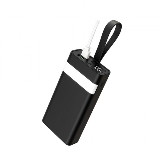 New Science T222 Black 20000mAh Power Bank 2 USB/USB-C/Micro With LED Flashlight New Science T222 Black 20000mAh Power Bank 2 USB/USB-C/Micro With LED Flashlight