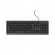 Teclado Usb Trust Primo Preto Spill Resistant