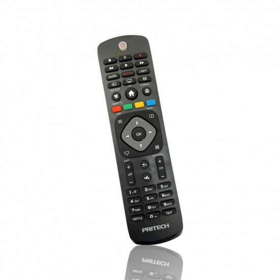 Remote Control Pritech Pbp-257 Black For TV