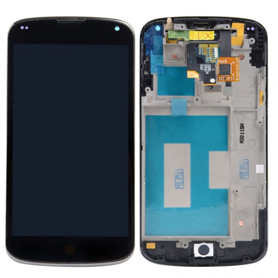 Touch+Display Com Frame Lg Nexus 4/E960 4.7" Preto Touch+Display Com Frame Lg Nexus 4/E960 4.7" Preto