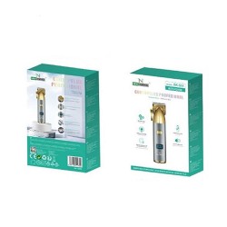 Máquina De Cabelo New Science Sk-551 Cinza Profissional Recarregável