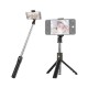 New Science K07 Black Selfie Stick With Tripod New Science K07 Black Selfie Stick With Tripod