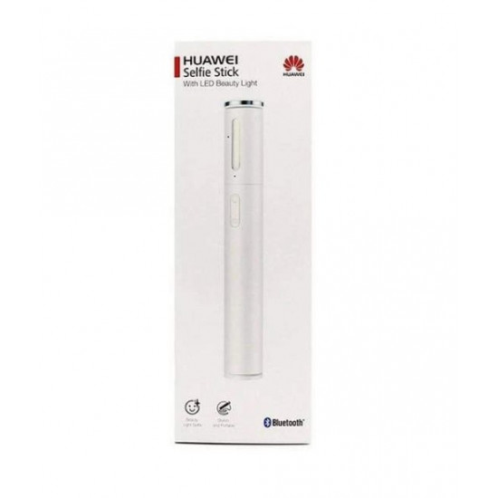 Selfie Stick Huawei Cf33 With Led Beauty Light White