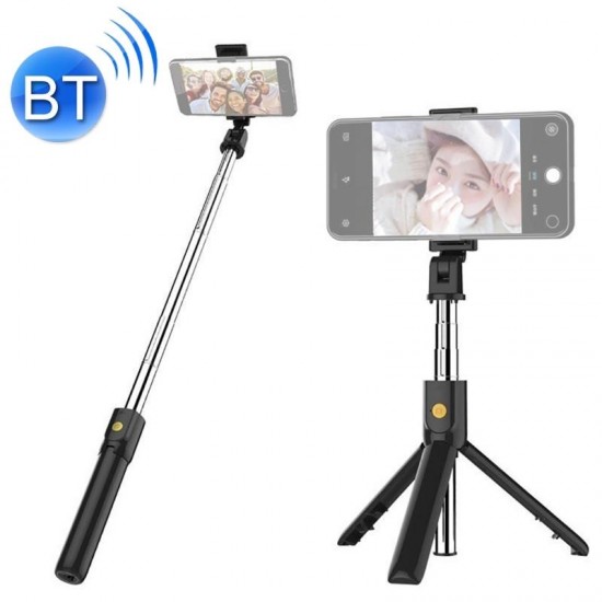 New Science K07 Black Selfie Stick With Tripod