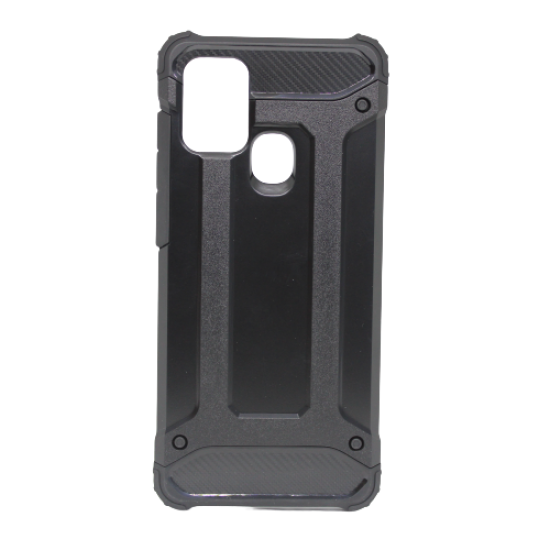 Capa Silicone Anti-Choque Armor Carbon Samsung Galaxy A21s Preto