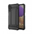 Capa Silicone Anti-Choque Armor Carbon Samsung Galaxy A32 5g A326 Preto Com Protetor De Câmera