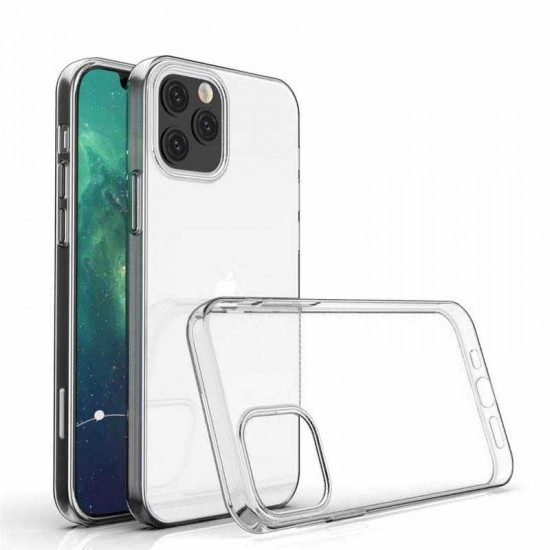 Apple Iphone 12 / 12 Pro Silicone Case Flexible Corner Color Transparent