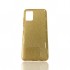 Capa Silicone Gel Brilhante Samsung Galaxy A03s Dourado