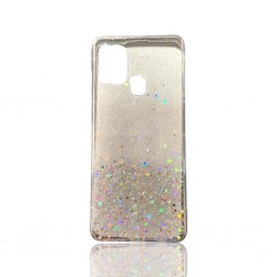 Cover Silicone Bling Glitter For Samsung Galaxy A21s / A217 Transparent