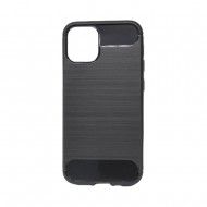 Capa Silicone Gel Carbon Apple Iphone 12 Mini 5.4 Preto