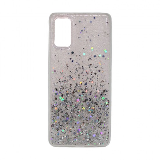 Cover Gel Liquid And Sparkel Samsung Galaxy A41 Pink Cover Gel Liquid And Sparkel Samsung Galaxy A41 Pink