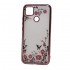 Capa Com Flor Desenho Huawei Y5p Rose Dourado
