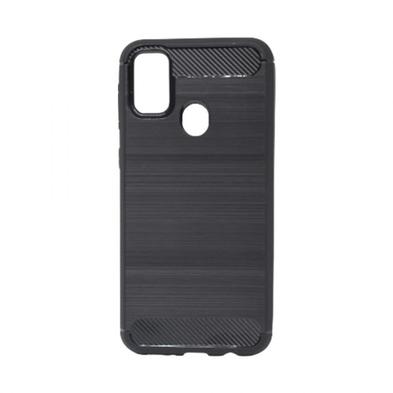 Capa Silicone Gel Carbon Samsung Galaxy M21 / M30s Preto Capa Silicone Gel Carbon Samsung Galaxy M21 / M30s Preto