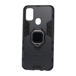Capa Silicone Tpu Com Anel De Dedo Magnético Huawei Y5p Preto Armor