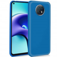 Silicone Cover Case Xiaomi Redmi Note 9t Blue Matt