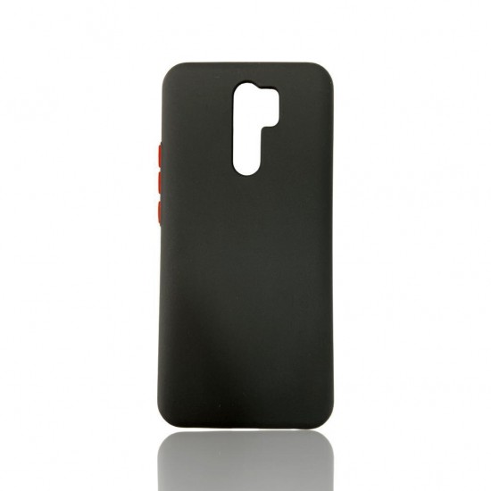 Silicone Cover Case Xiaomi Redmi 9 Black Premium Solid