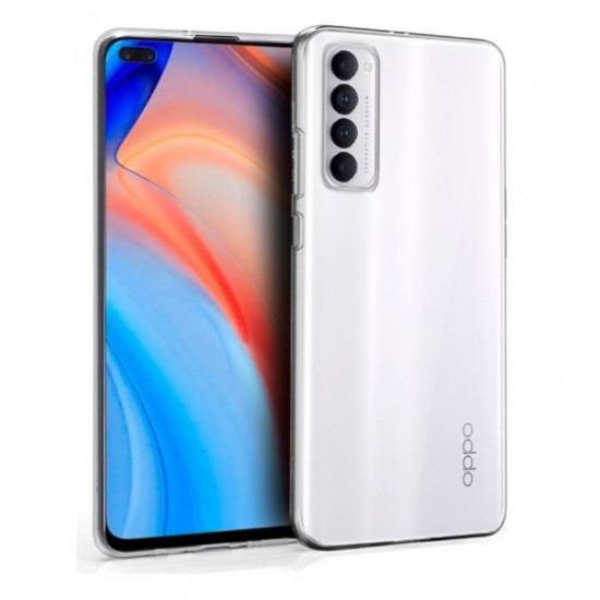 Capa Silicone Oppo Reno4 Pro 6.5" Transparente