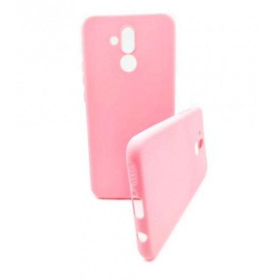 Capa Silicone Huawei Mate 20 Lite Rosa Fosco Capa Silicone Huawei Mate 20 Lite Rosa Fosco