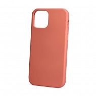 Silicone Cover Case Apple Iphone 12 / 12 Pro Pink Matt