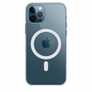 Capa Silicone Dura Apple Iphone 12 Mini Transparente Com Mag Safe