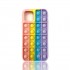 Capa De Silicone Pop It Apple Iphone 12 / 12 Pro Colorido Design 1