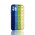Apple Iphone 12 / 12 PRO Colorful Design 3 Pop It Silicone Case