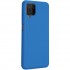 Silicone Cover Samsung Galaxy A12 / A125 Blue Matt