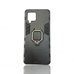 Cover Magnetic Kickstand With Ring Holder 360 Degree Protection Para Iphone Xr Black