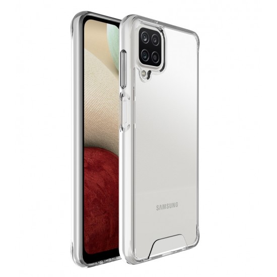 Hard Silicone Cover Samsung Galaxy A12 / A125 Transparente