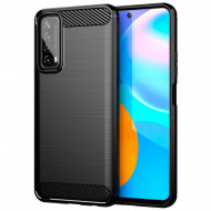 Carbon Cover Huawei P Smart 2021 Black