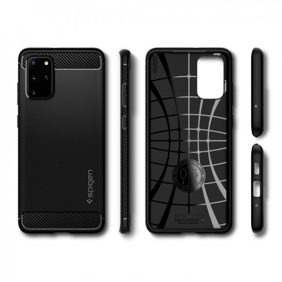 Spigen Rugged Armor Case For Samsung Galaxy S20 Black