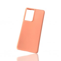 Silicone Back Case Gel Samsung S21 Ultra / S30 Ultra Matt Light Pink