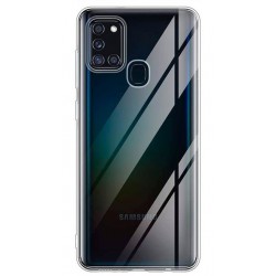 Hard Silicone Cover Samsung Galaxy A21s Transparent Premium