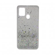 Capa Silicone Gel Liquido Glitter Samsung Galaxy S21 Plus / S30 Plus Transparente