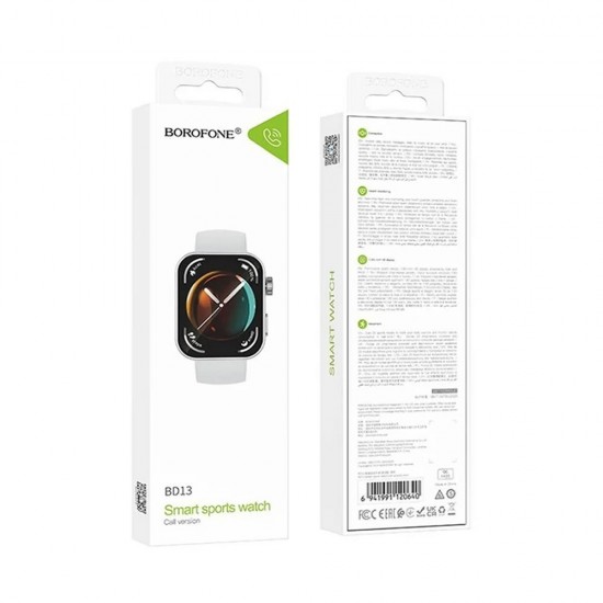 Smartwatch Borofone Bd13 Prata Smartwatch Borofone Bd13 Prata