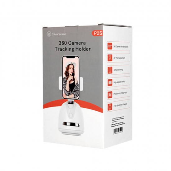 Soporte Para Teléfono PS2 Negro Con Seguimiento Facial 360º Soporte Para Teléfono PS2 Negro Con Seguimiento Facial 360º