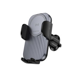 Borofone BH221 Black 15W Phone Holder With Wireless Charger For Ventilation